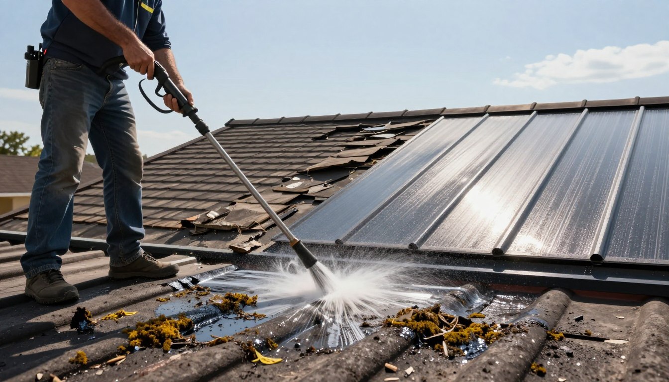 why roof cleaning is cheaper than a roof replacement