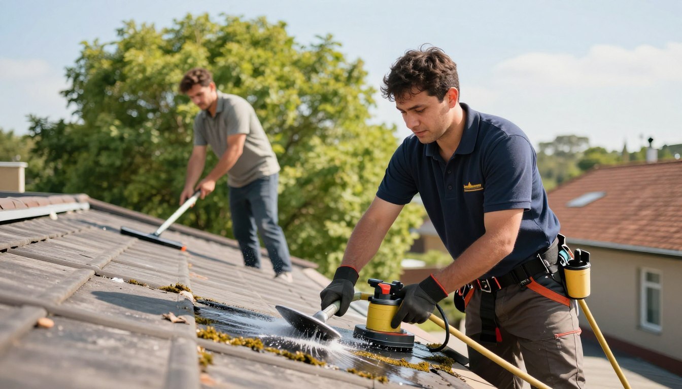 How to Spot a Professional Roof Cleaner vs. an Amateur.