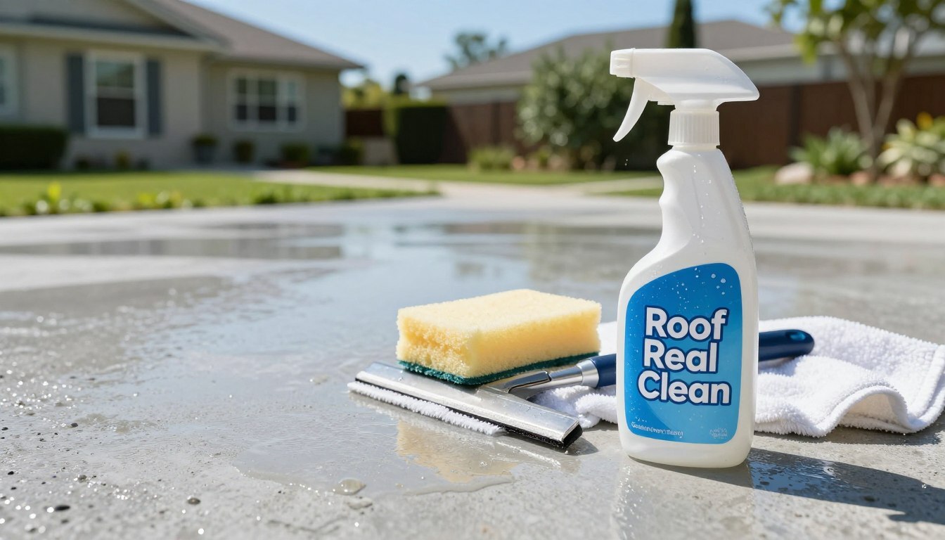 the secret to a streak-free concrete clean