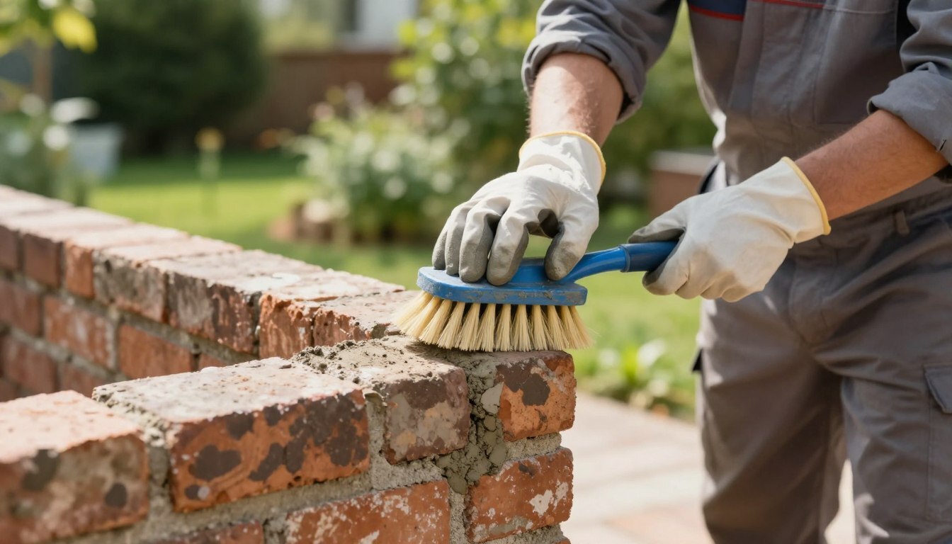 mortar-safe brick cleaning