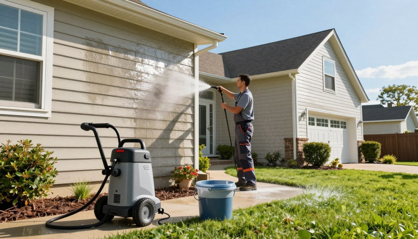 the benefit of using professional-grade siding cleaners