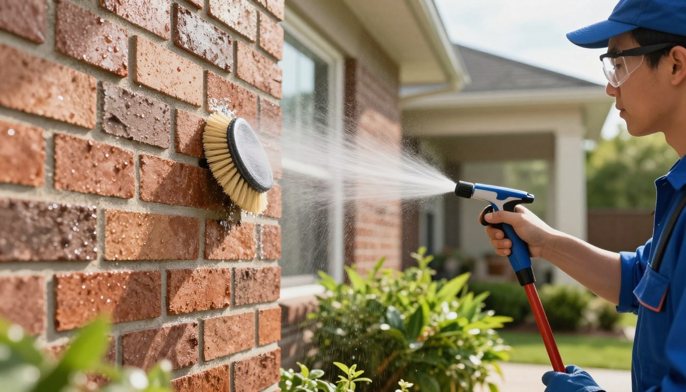 The Best Way to Clean Brick Siding Without Damaging Mortar.