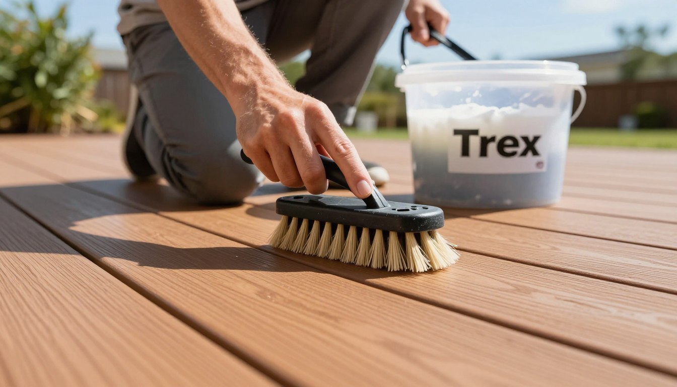 How to Clean Composite Decks (Treks) Without Scratching.