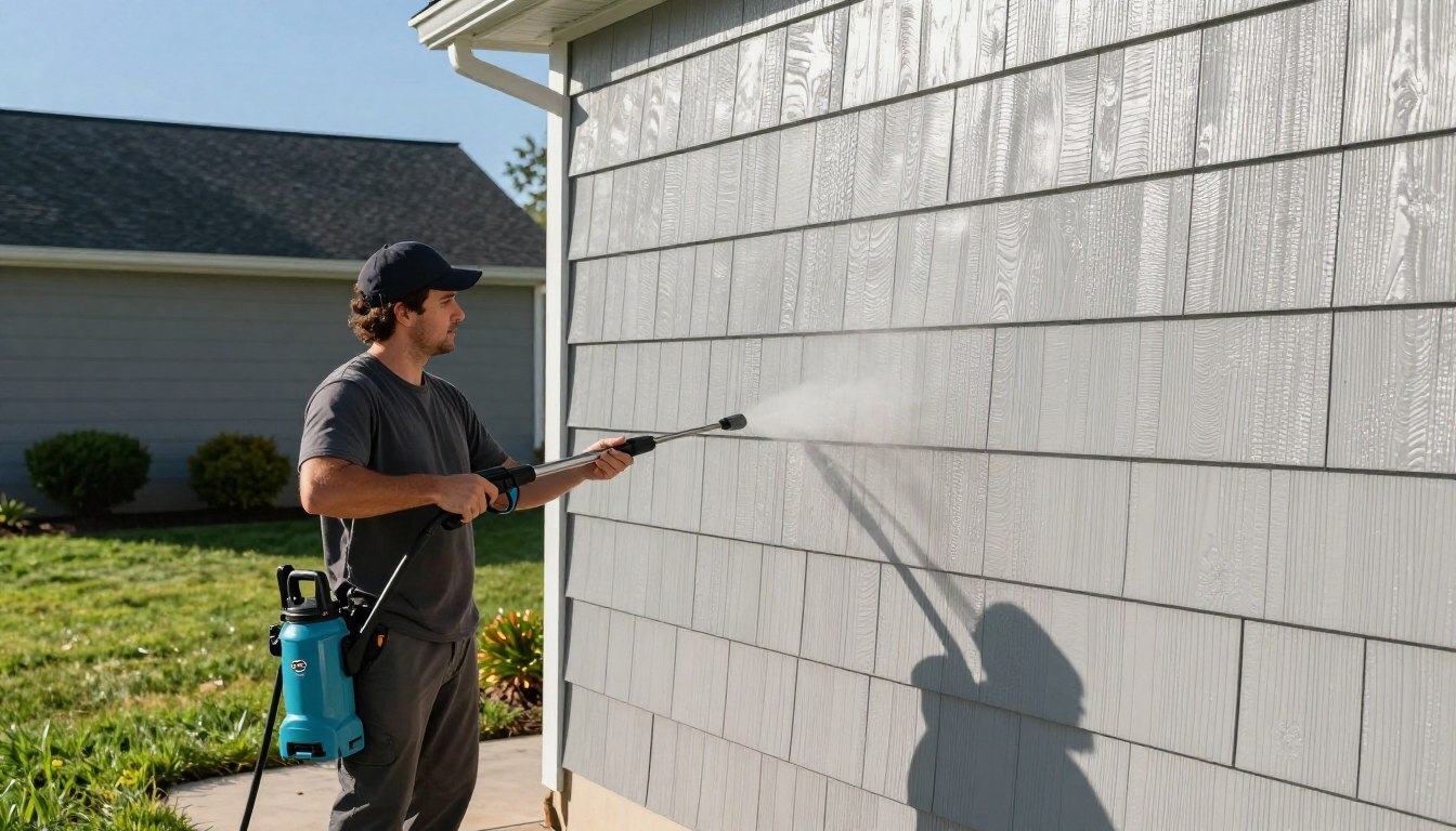 hardie plank siding cleaning