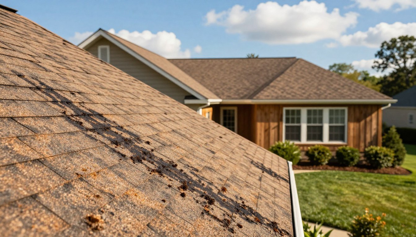 How Roof Algae Can Shorten the Life of Your Roof in Reston