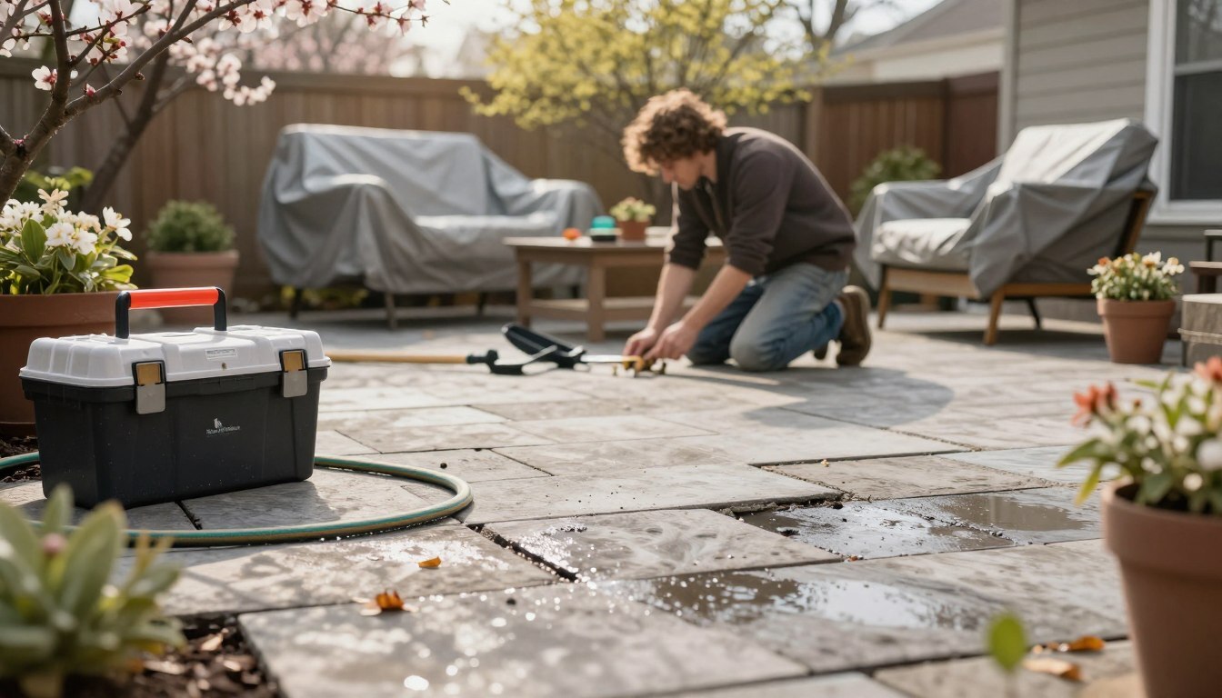 patio preparation
