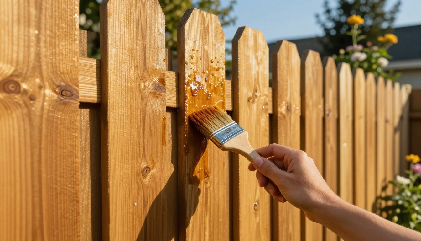 how to restore your fence to its original golden tone