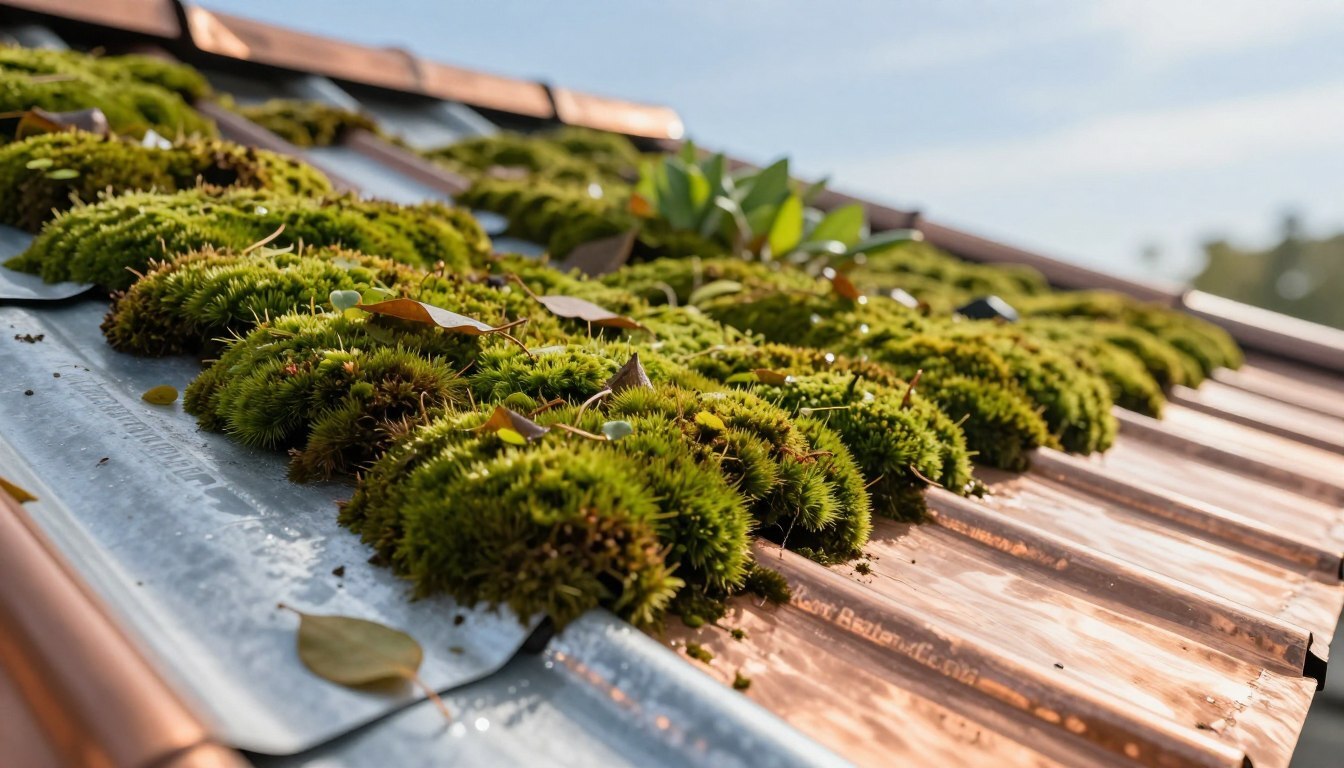 The role of zinc and copper in preventing roof moss