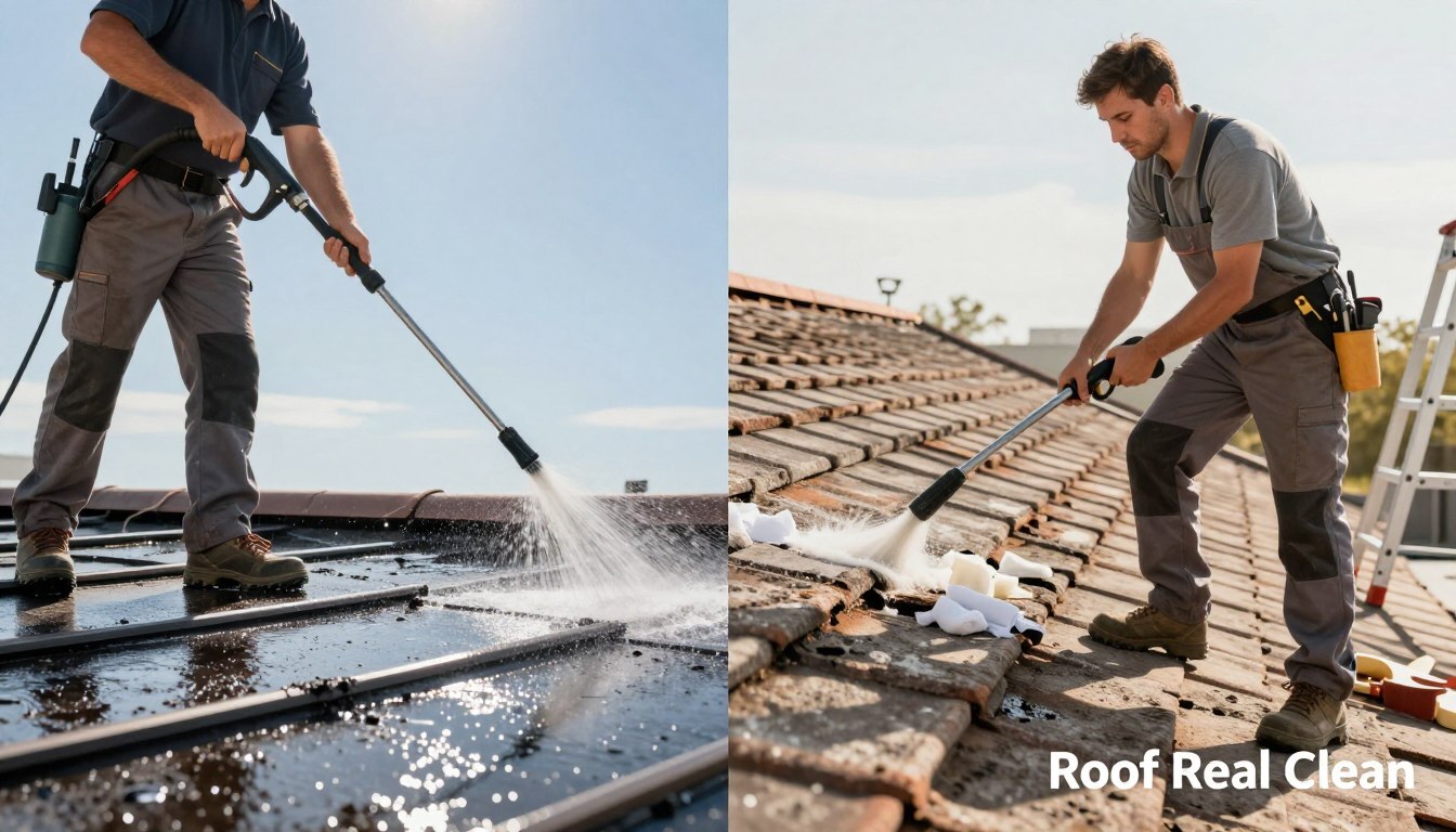 The Difference Between Roof Cleaning and Roof Restoration