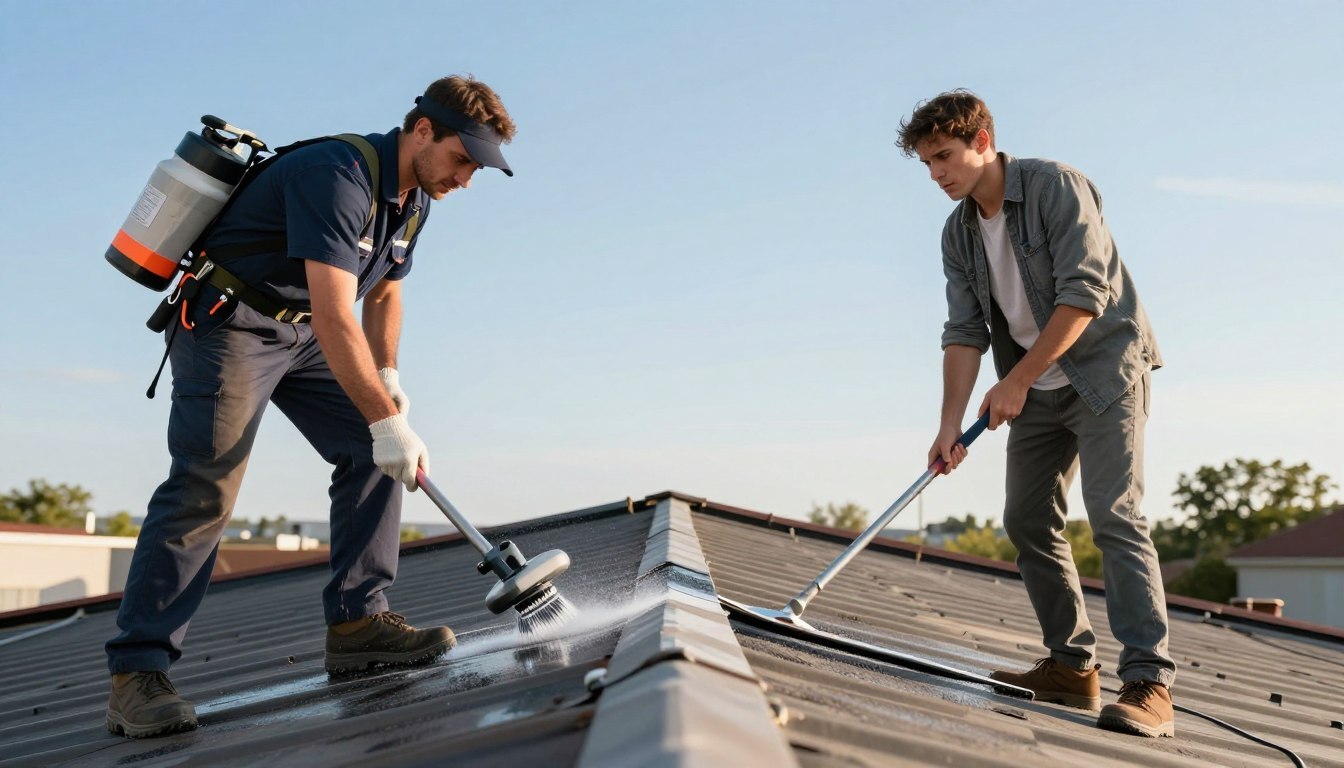how to spot a professional roof cleaner vs. an amateur