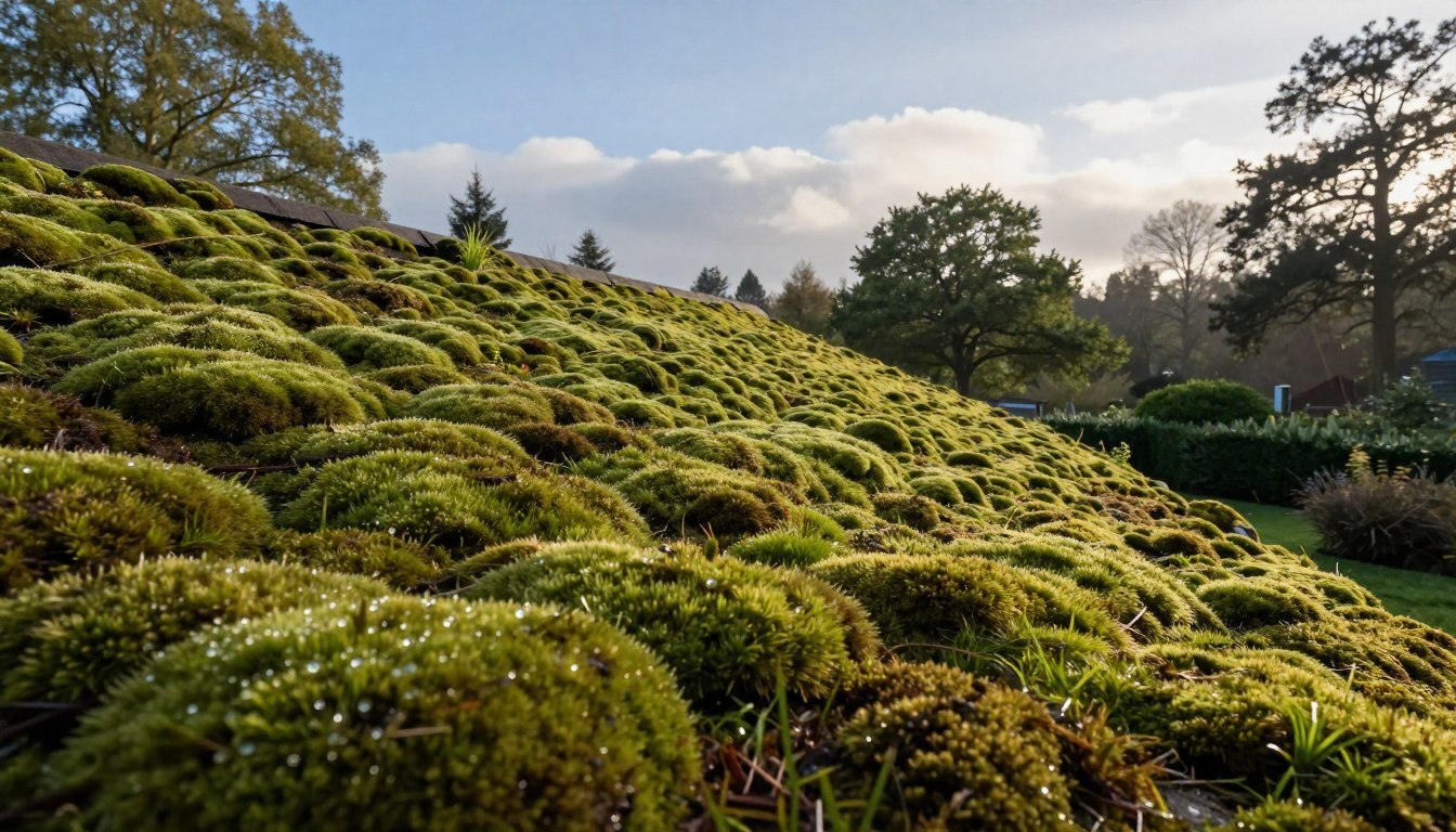 Why North-Facing Roofs Always Get More Moss.