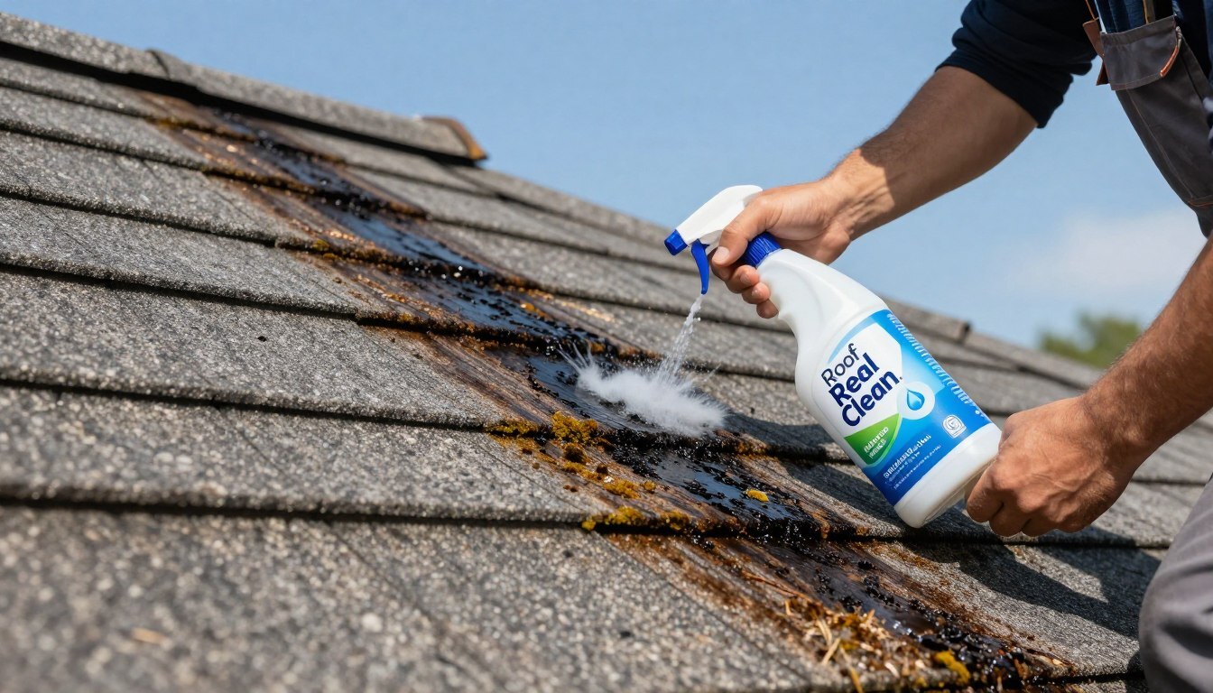 roof stain removal