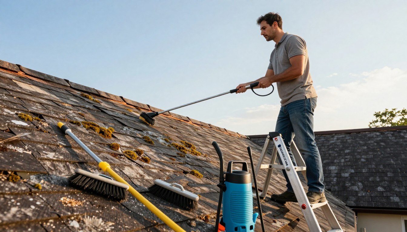 Is It Safe to Clean an Old Roof? What You Need to Know.