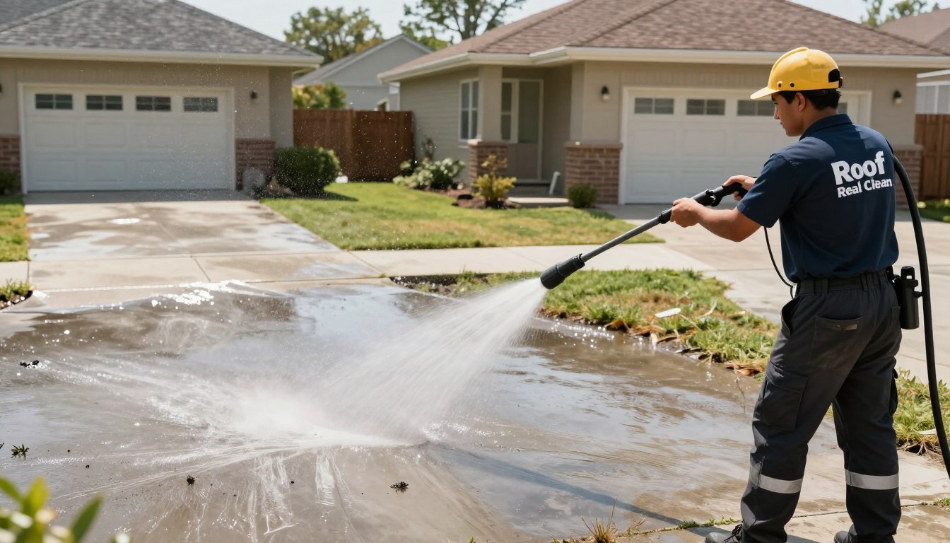 pressure washing techniques