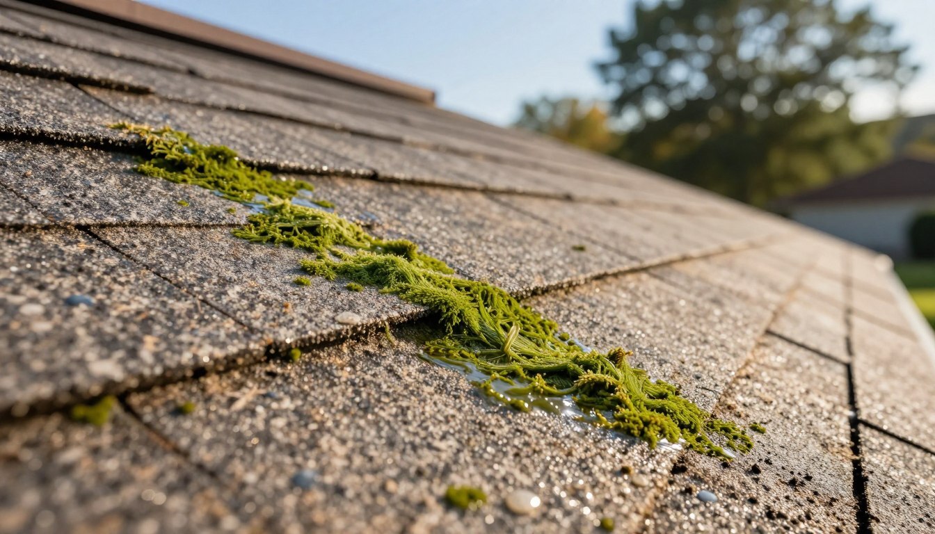 Why New Roofs Can Still Get Algae Stains Within 2 Years.