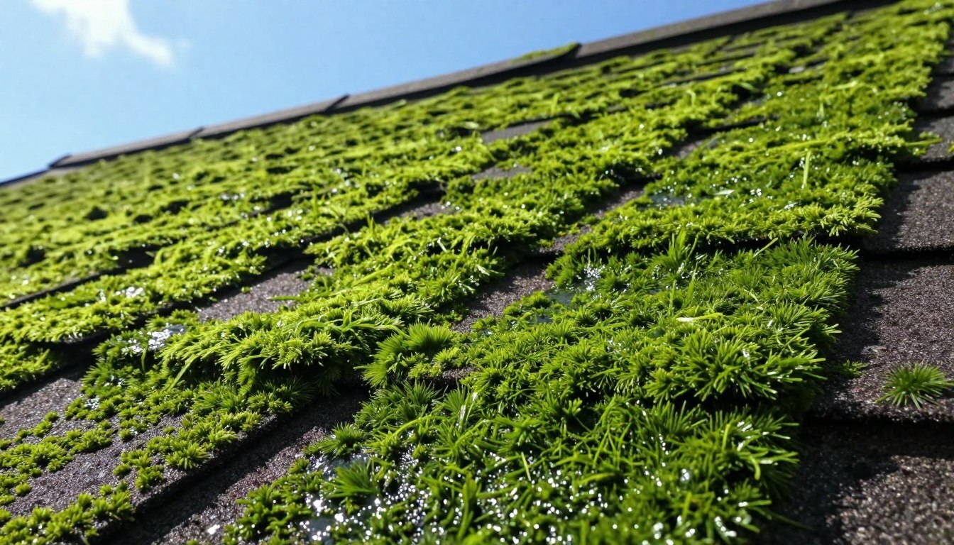Algae on roof affecting energy bills