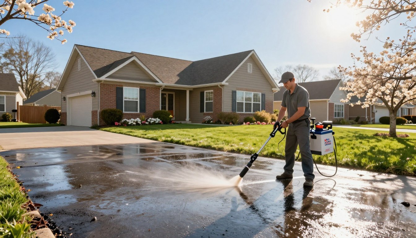 Why Your Driveway Needs a Wash Every Spring.